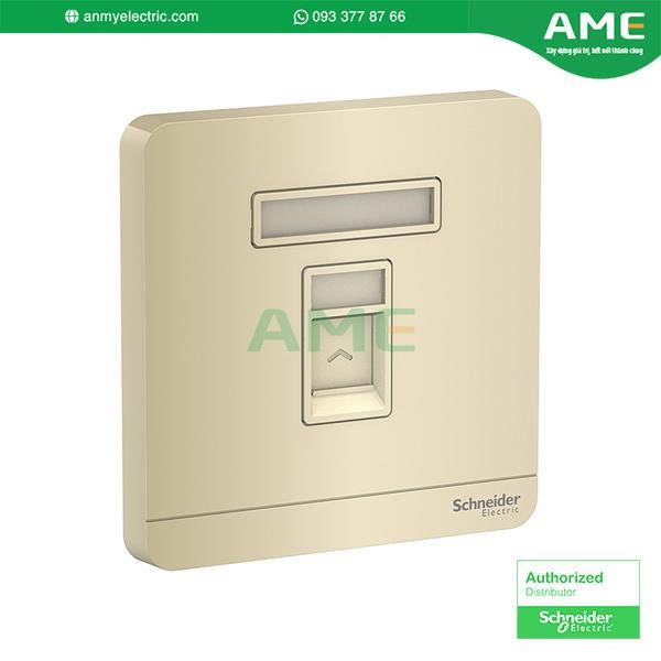 Bộ ổ cắm mạng đơn E8331RJS5_WE_G19 chính hãng Schneider