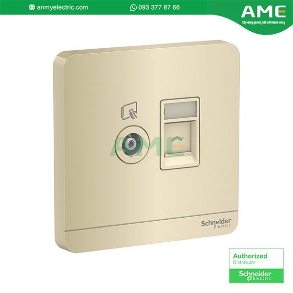 Bộ ổ cắm TV và Bộ ổ cắm mạng CAT6 mang đến sự hiện đại và sang trọng cho ngôi nhà
