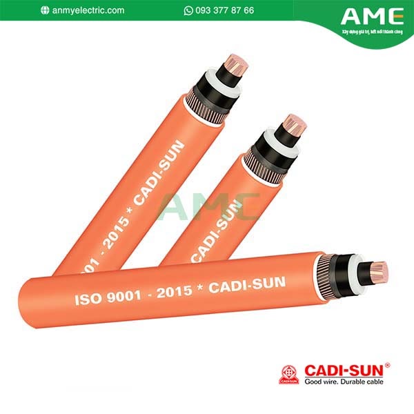CÁP 1 LÕI, MÀN CHẮN SỢI ĐỒNG, KHÔNG GIÁP 6/10(12)KV
