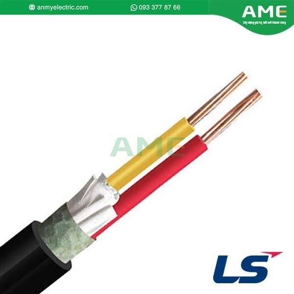 Cáp 2 lõi 0.6/1(1.2)kV - Cu/PVC/PVC 2x6mm2 (7/1.04)