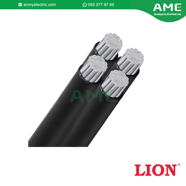 Cáp nhôm vặn xoắn LV ABC 4 lõi