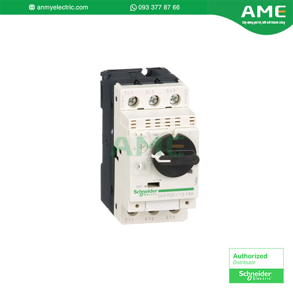 Cầu dao bảo vệ động cơ GV2P20 Schneider