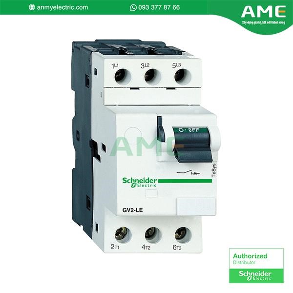 Cầu dao bảo vệ động cơ GV2LE14 chính hãng Schneider Cầu dao bảo vệ động cơ GV2LE14 chính hãng Schneider