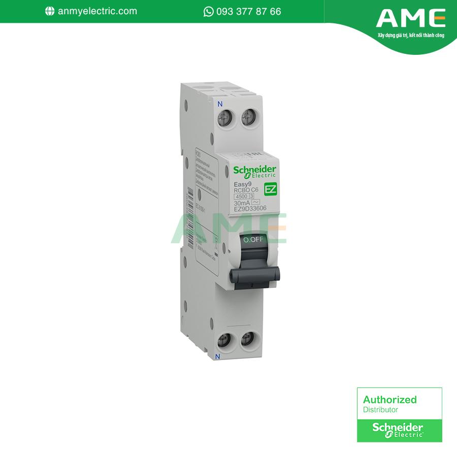 Cầu dao tích hợp chống rò dòng EZ9D33632 Schneider chính hãng Cầu dao tích hợp chống rò dòng EZ9D33632 Schneider chính hãng