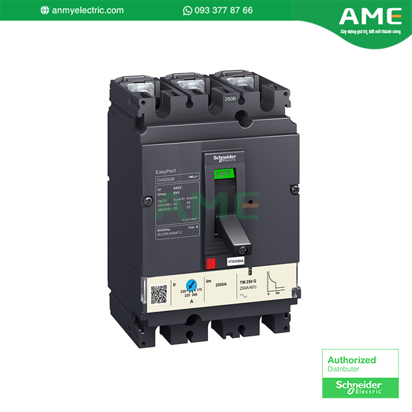 EasyPact CVS100/630, type N, Icu=50kA/415V 3P LV516461