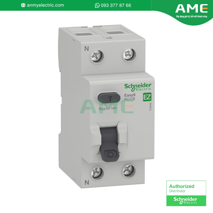 Cầu dao chống dòng rò EZ9R36440 Schneider chính hãng Cầu dao chống dòng rò EZ9R36440 Schneider chính hãng