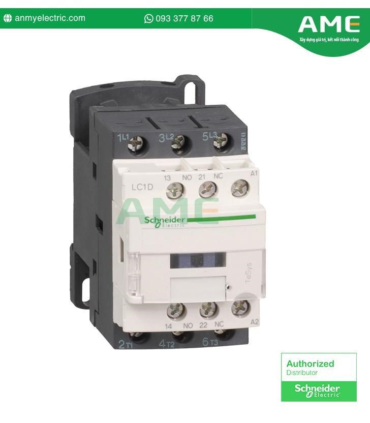 Khởi động từ Tesys D 9-150A với cuộn dây điều khiển loại AC - LC1D09