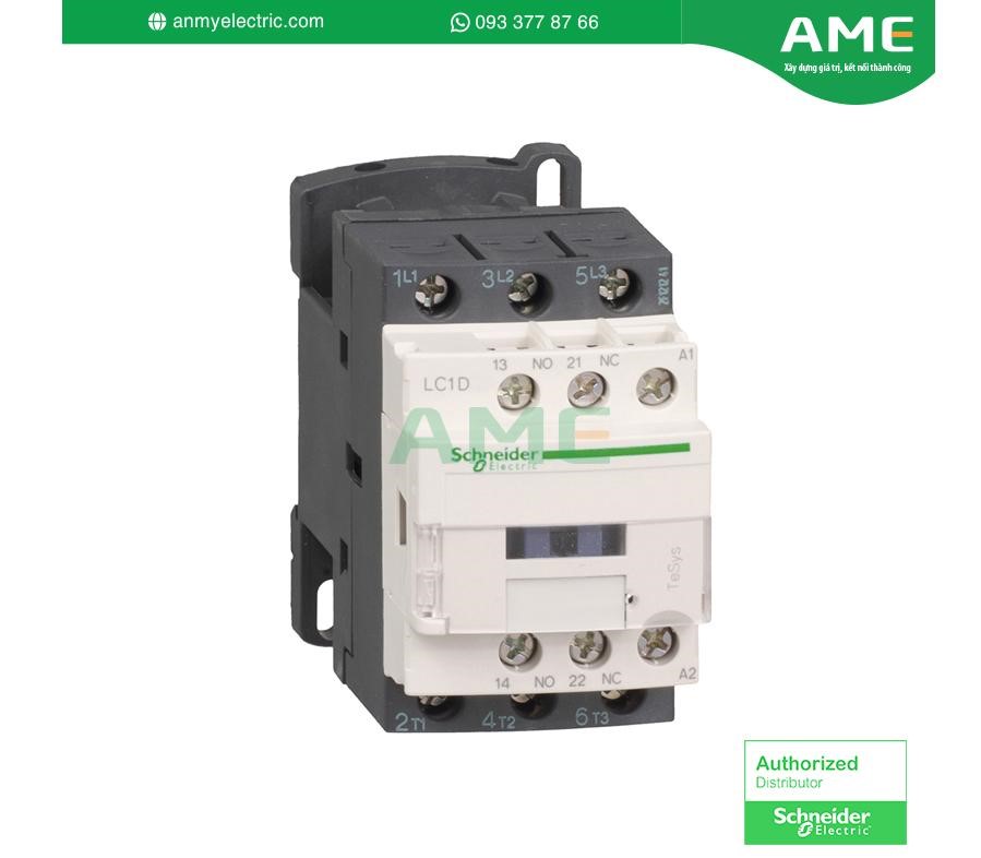 Khởi động từ Tesys D 9-150A với cuộn dây điều khiển loại AC - LC1D128B7 chính hãng