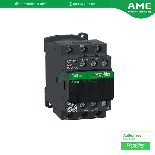 Công tắc tơ 3 pha LC1D12MD chính hãng Schneider