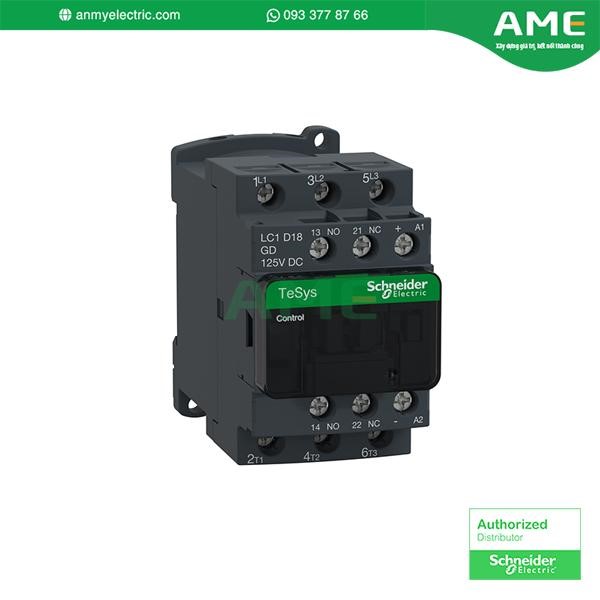 Khởi động từ TeSys D LC1D18GD chính hãng Schneider