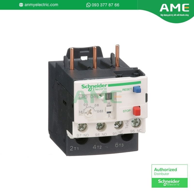 Rơ le nhiệt Schneider LRD04 Rơ le nhiệt Schneider LRD04
