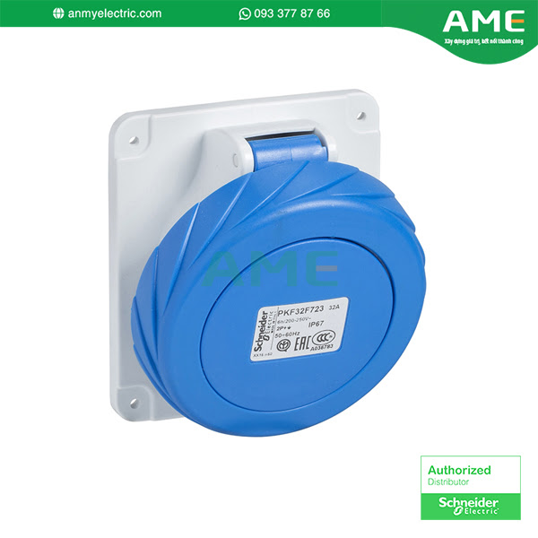 Ổ cắm âm dạng nghiêng PKF16F723 chính hãng Schneider