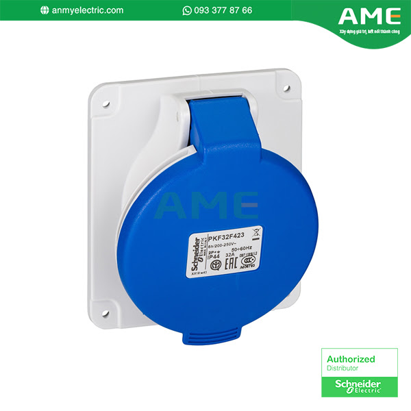 Ổ cắm âm dạng nghiêng PKF32F423 Ổ cắm âm dạng nghiêng PKF32F423 chính hãng Schneider