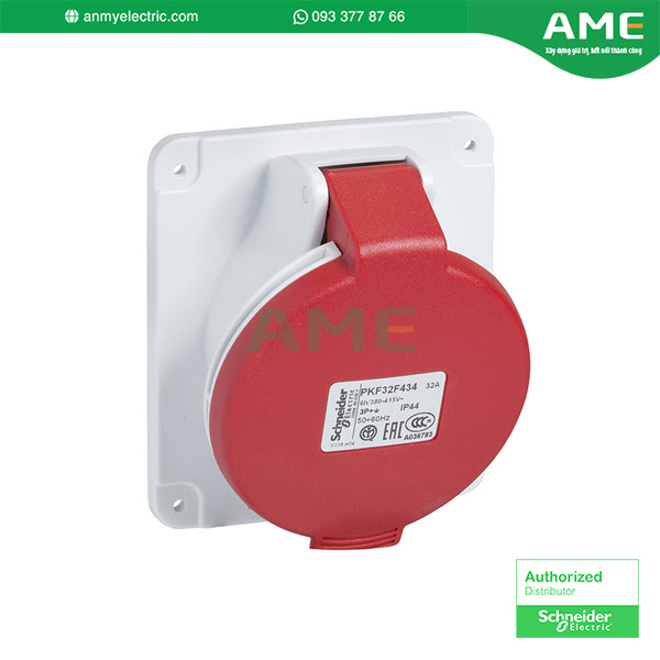 Ổ cắm âm dạng nghiêng - PKF32F435