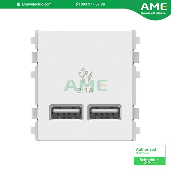 Ổ sạc đôi USB 8432USB_WE size 2S