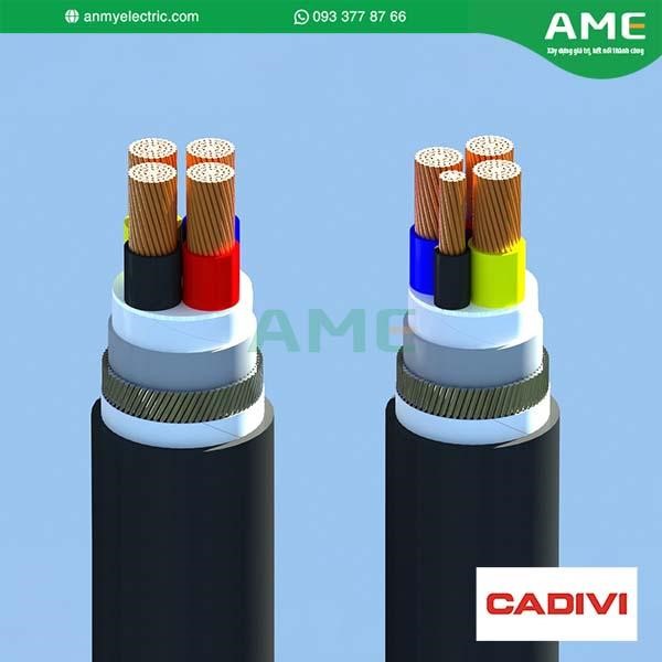 Cáp hạ thế CVV – 300/500V chính hãng Cadivi 