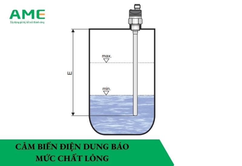 cảm biến điện dung báo mức chất lỏng