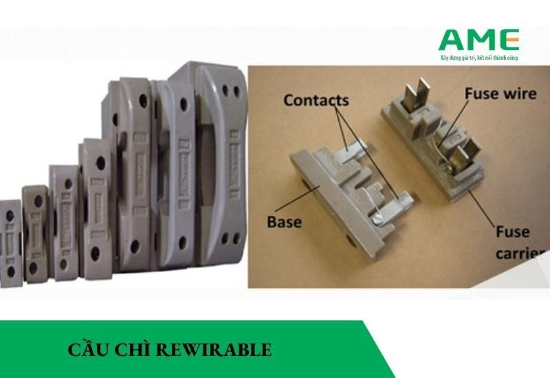 cầu chì rewirable