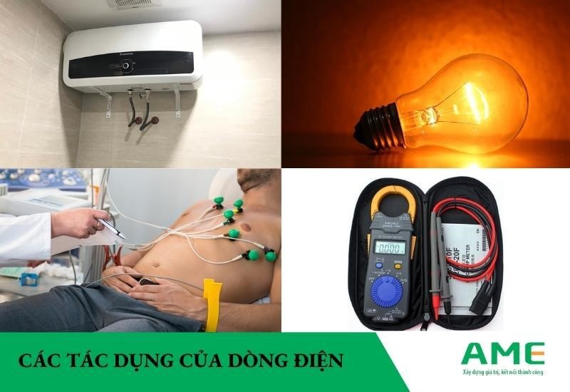 công dụng của dòng điện trong thực tế