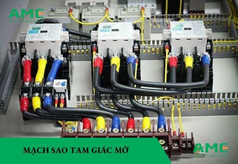mạch sao tam giác mở