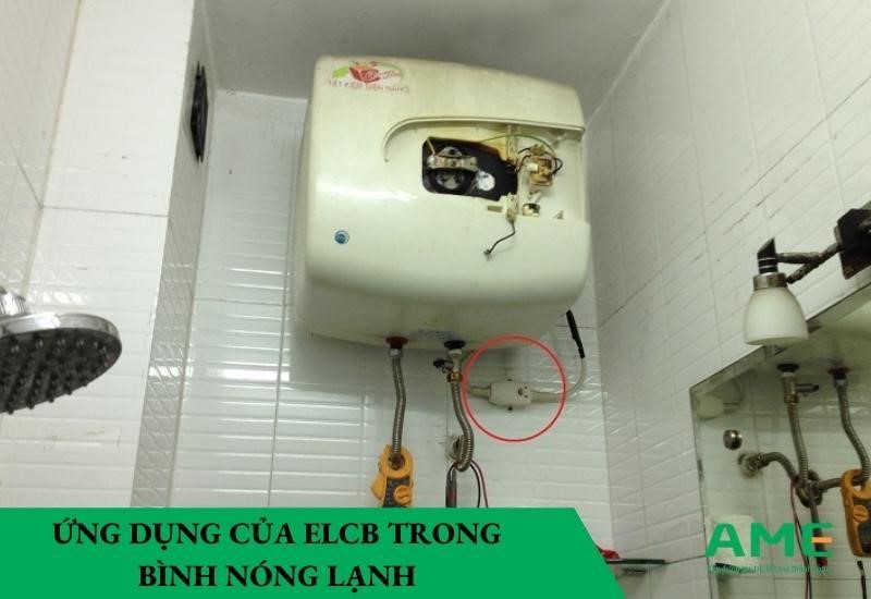 ứng dụng của elcb trong đấu nối bình nóng lạnh