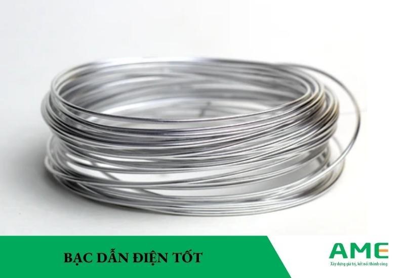 bạc cũng có thể dẫn điện