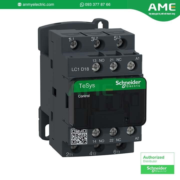 Khởi động từ TeSys D LC1D18Q7 chính hãng Schneider