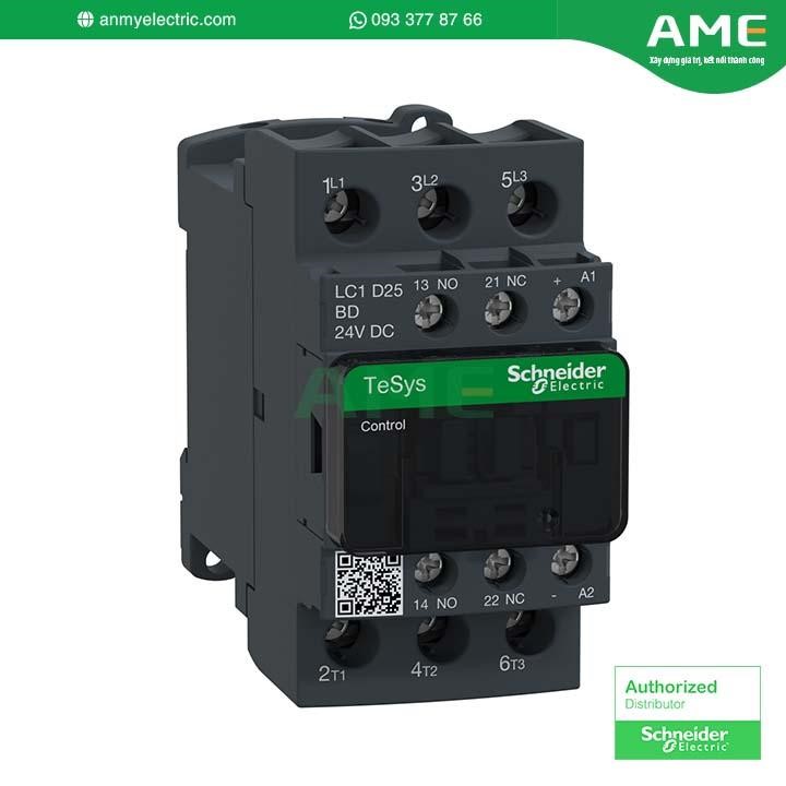 Khởi động từ TeSys D LC1D25BD chính hãng Khởi động từ TeSys D LC1D25BD chính hãng cùng độ bền cao