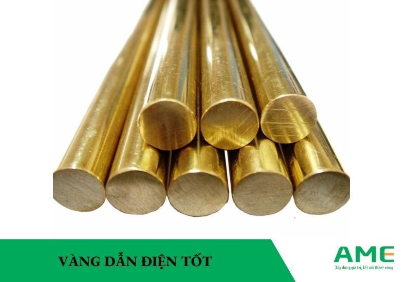 vang là chất dẫn điện tốt
