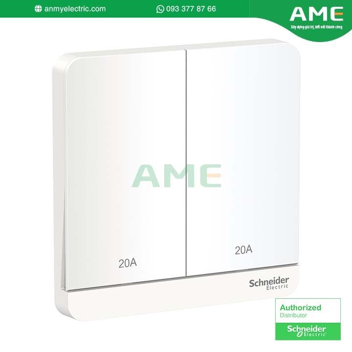 Bộ công tắc đôi 2 cực 20A E8332D20N_WE_G19 Bộ công tắc đôi 2 cực 20A E8332D20N_WE_G19
