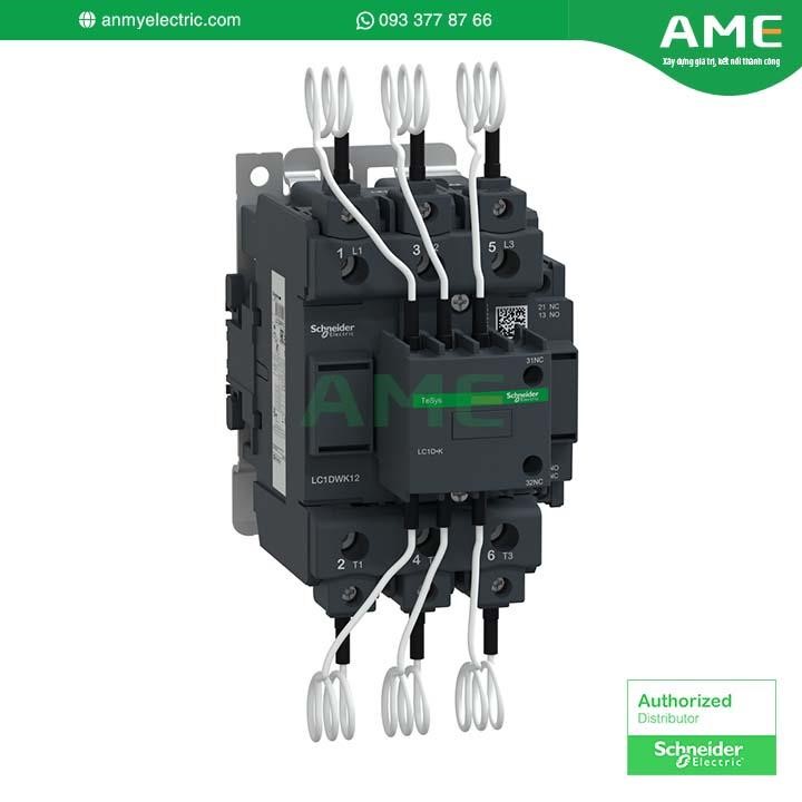 Khởi động từ LC1DWK12M7 được làm bằng chất liệu nhựa nguyên khối, chắc chắn & bền bỉ