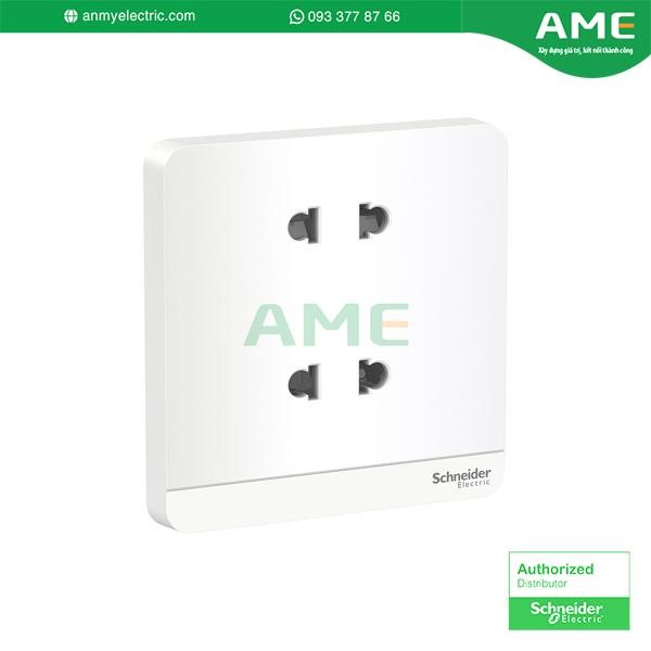 Ổ cắm đôi 2 chấu E83426U2_WE_G19