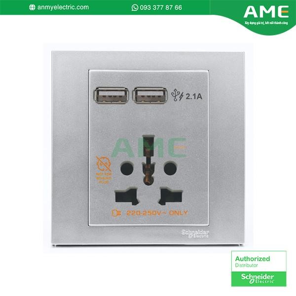 Bộ ổ cắm đa năng và sạc USB KB42616USB_AS_G19