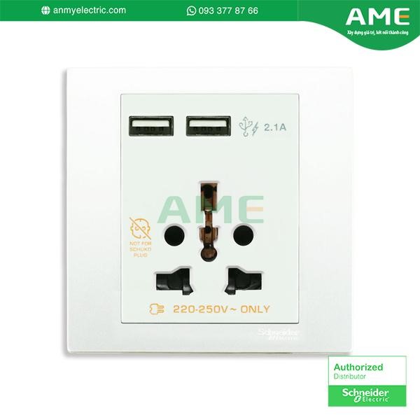 Ổ cắm đa năng và USB KB42616USB_WE_G19