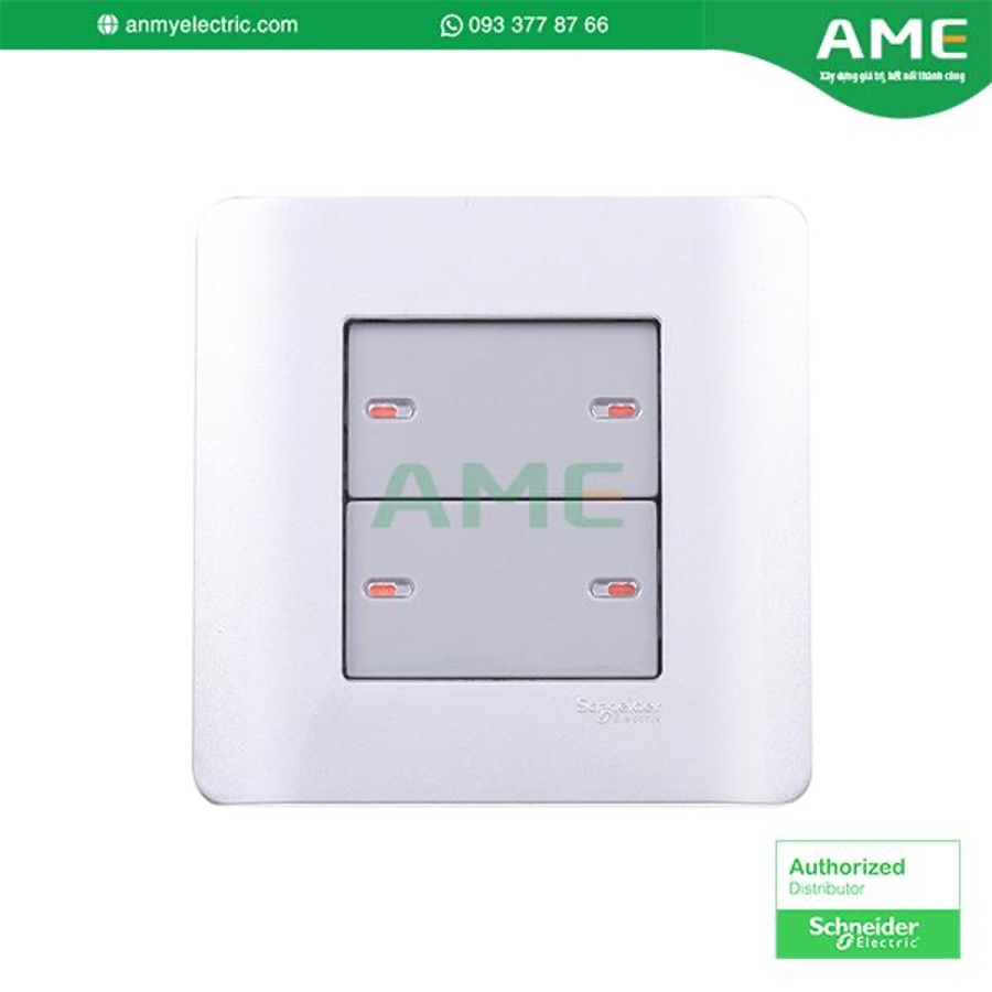 Bộ công tắc bốn 1 chiều E8434_1_SA_G19 chính hãng Schneider 