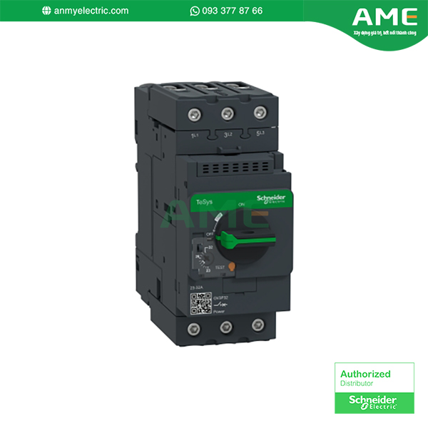 Cầu dao động cơ GV3P32 chính hãng Schneider Cầu dao động cơ GV3P32 chính hãng Schneider
