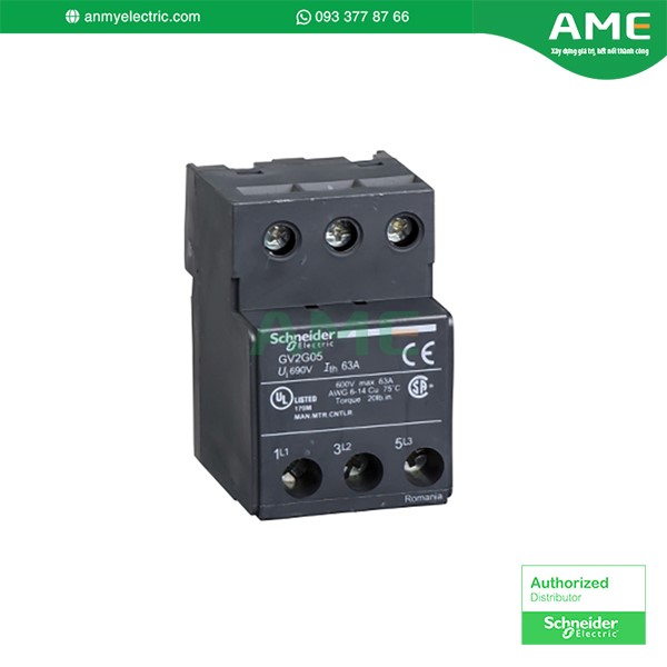 Khối đầu cuối GV2G05 chính hãng từ thương hiệu Schneider