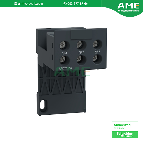 Khối đầu nối LAD7B106 chính hãng từ thương hiệu Schneider