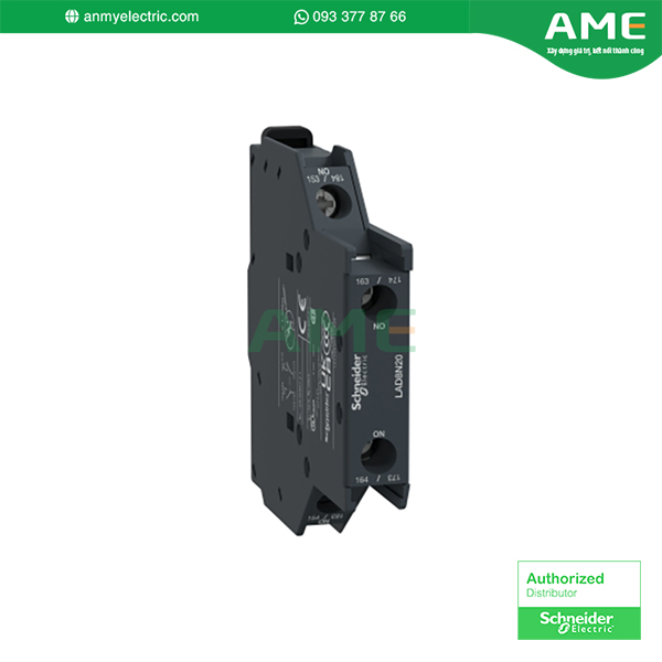 Khối tiếp điểm phụ LAD8N20 chính hãng Schneider Khối tiếp điểm phụ LAD8N20 chính hãng Schneider