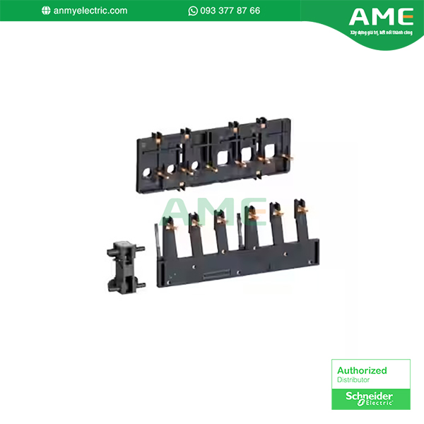 Bộ lắp ráp contactor đảo chiều 3P LC1D09-D38 có đầu nối kẹp vít, không có khóa liên động điện ; Bảo hành theo hợp đồng. Bảo hành, 18 tháng Bộ lắp ráp công tơ đảo chiều LAD9R1 chính hãng từ thương hiệu Schneider