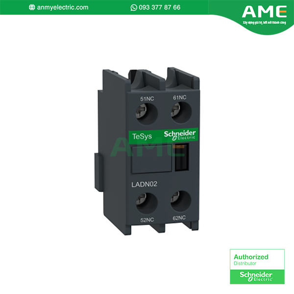 Khối tiếp điểm LADN02 chính hãng Schneider