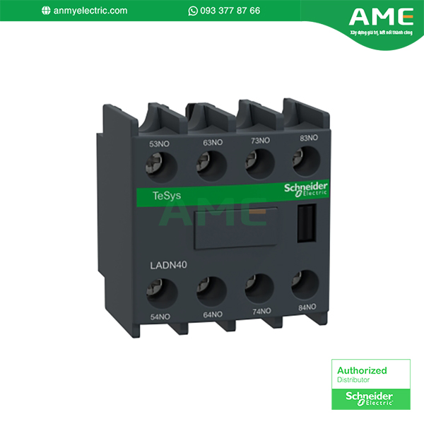 Khối tiếp điểm phụ LADN40 chính hãng Schneider