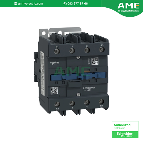 Khởi động từ LC1D80004M7 chính hãng Schneider Khởi động từ LC1D80004M7 chính hãng Schneider