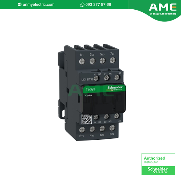 Công tắc tơ điện từ 4P LC1DT32E7 chính hãng Schneider