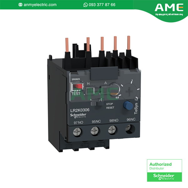 Rơ-le nhiệt LR2K0306 chính hãng Schneider