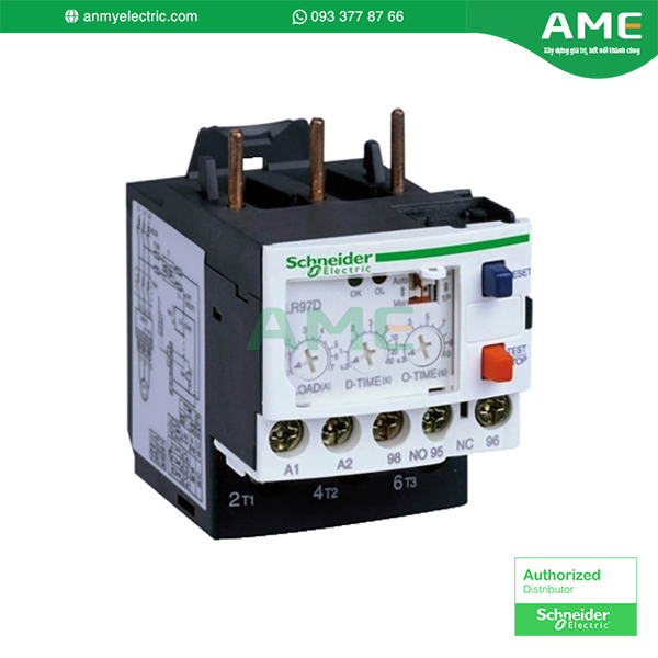 Rơ-le điện tử LR97D25M7 chính hãng từ thương hiệu Schneider