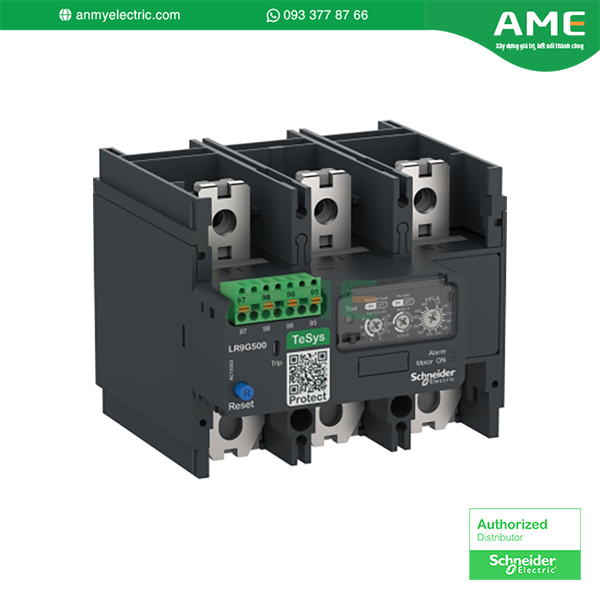 Rơle quá tải nhiệt điện tử LR9G500 Schneider chính hãng