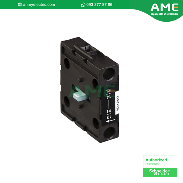 VZN05 là mô-đun tiếp điểm phụ bổ sung dành cho cầu dao ngắt TeSys Vario của Schneider Electric. Dùng với các loại switch Vario VN12 và VN20 Mô-đun tiếp điểm phụ VZN05 chính hãng từ nhà sản xuất Schneider