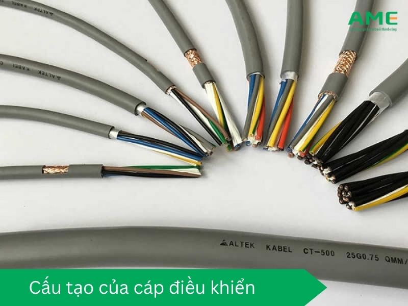 Cấu tạo của cáp điều khiển