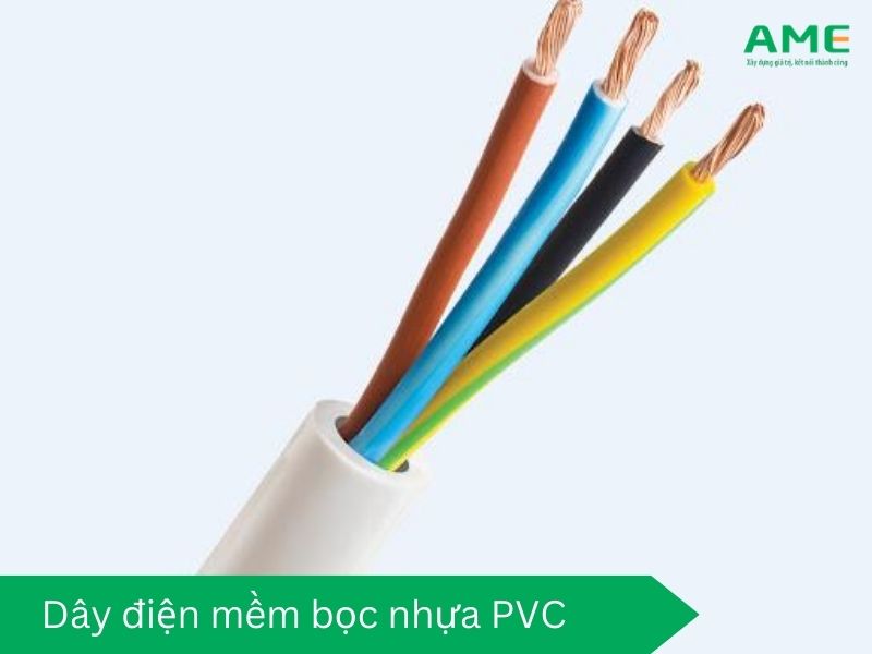 Dây điện mềm bọc nhựa PVC